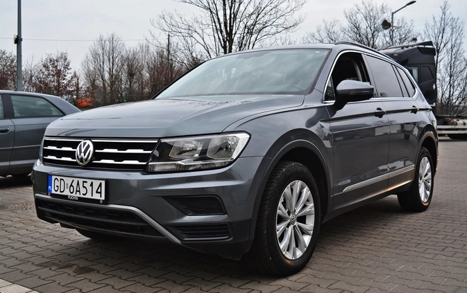 Volkswagen Tiguan Allspace cena 83900 przebieg: 154900, rok produkcji 2017 z Łazy małe 326